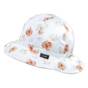 Dievčenské klobúk Ruže Esito biela