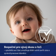 Cumlík svietiaci silikónový dynamický 2 ks Teddy Love 6 - 18 m Lovi