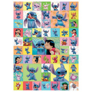 100 samolepiek s omaľovánkovými listami Lilo & Stitch