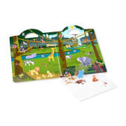 Adhézny zošit so samolepkami Safari Melissa & Doug