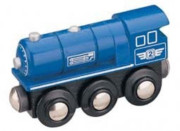 Maxim lokomotíva parná modrá