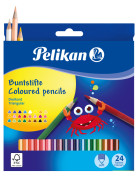 Pastelky trojhranné 24 farieb Pelikan