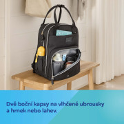 Multifunkčný prebaľovací batoh čierny Canpol babies