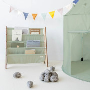 Stojan na knižky Recycled Solid/Green 3 Sprouts