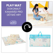 Hracia podložka Play Mat XXL 200 x 180 cm Animals city Asalvo