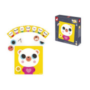 Edukačná magnetická hra Emócie a pocity Medvedík s predlohami Janod