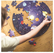 Bigjigs Toys Okrúhle podlahové puzzle Slnečná sústava 50 dielikov