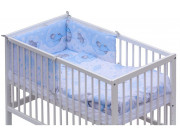 Postieľka 120 x 60 cm s kompletnou výbavou Scarlett Lucy - Modrá