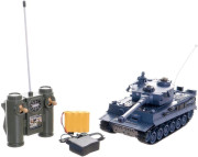 Tank RC plast 33cm TIGER I 27MHz na batérie + dobíjací pack so zvukom a svetlom