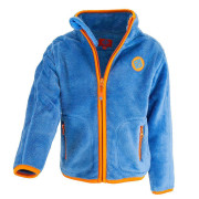 Mikina chlapčenská chlpatá so stojačikom modrá Pidilidi