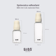 Antikoliková fľaša s kaučukovým cumlíkom 270 ml Bibs
