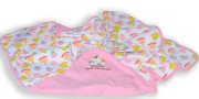 Detská deka bavlnená, Pidilidi, PD435, ružová
