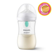 Fľaša Natural Response s ventilom AirFree 260 ml, 1m+darček PETITE&MARS Miska Philips Avent