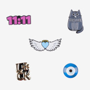 Amulety - ozdoby na topánky Amuletz Lucky you mix Coqui