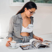 Odsávačka materského mlieka elektrická handsfree Shelly Babyono