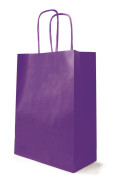 Darčeková taška PASTELO, 14 x 8,5 x 21,5 cm fialová
