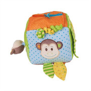 Baby Textilná aktívna kocka opička Cheeky Bigjigs