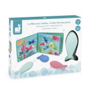 Mäkká obrázková knižka do vody Morský svet Janod