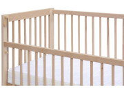 Postieľka so sťahovacím bokom Scarlett Perta - buk - ECO 120 x 60 cm2. akosť