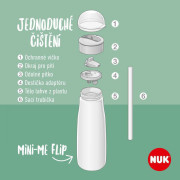 Fľaša Mini-Me PP Flip 450 ml 12m + Nuk