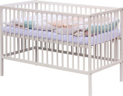 Detská postieľka biela s kompletnou výbavou 120 x 60 cm Eri Scarlett