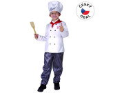 Kostým na karneval - kuchár, 120-130 cm