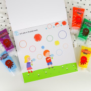 Maľovanie prstovými farbami Level 2 Umelec 30 listov