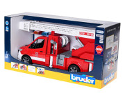 Bruder hasičské auto MB Sprinter s rebríkom striekajúcej vodu so svetlom a zvukom