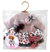 Obleček pre bábiku veľkosti 35 cm s doplnkami Llorens