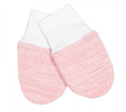 Pletená sada oblečenia pre bábätko Star 5dielna ružová Baby Nellys