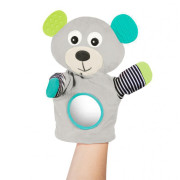 Plyšový maňuška Medvedíky Canpol sivý