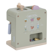 Kávovar na kapsule drevený Little Dutch