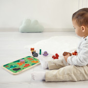 Drevené vkladacie puzzle pre najmenších Lesné zvieratá Chunky Janod