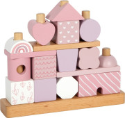 Nasadzovanie na tyč Domček ružový small foot