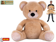 Medveď plyšový 65 cm béžový sediaci Plush Friends 0 m+