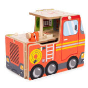 Montessori drevená garáž 2v1 Hasič