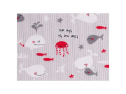 Letný spací vak bambus šedej rybičky Kaarsgaren