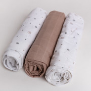 Bambusové plienky 70 x 70 cm 3 ks Babymatex