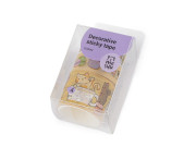 Ozdobná lepiaca páska detské motívy sada Washi