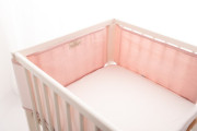Mušelínový mantinel do postieľky Bump Air 180 x 30 cm Babymatex