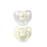 Cumlík anatomický silikón 0/6 m 2 ks Birdies Suavinex