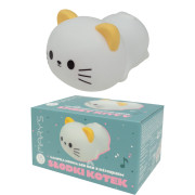 LED silikónová nočná lampička Rgb so zvukom - mačička Mary's