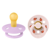 Colour Ladybug cumlíky z prírodného kaučuku 2 ks 0 - 6 m Bibs