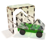 Magnetická stavebnica Cars 2 dielna Green/yellow Magna Tiles