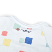 Overal tenký krátky Tlač Outlast® UPF 50+ bledomodrá kocky Little Angel