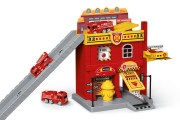 Hasičská stanica s autíčkami 2 ks + doplnky