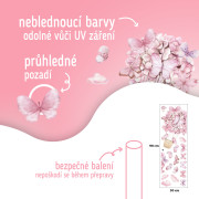 Nástenné samolepky do detskej izby, Pink Butterflies Sipo