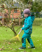 Softshellová bunda detská Medvede tyrkysová Wamu