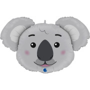 Fóliový balónik Koala hlava 37"/94 cm