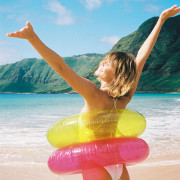 Kruh 76 cm transparentný